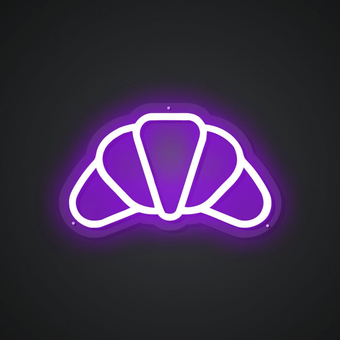 Neon-baked Croissant Crescendo Sign