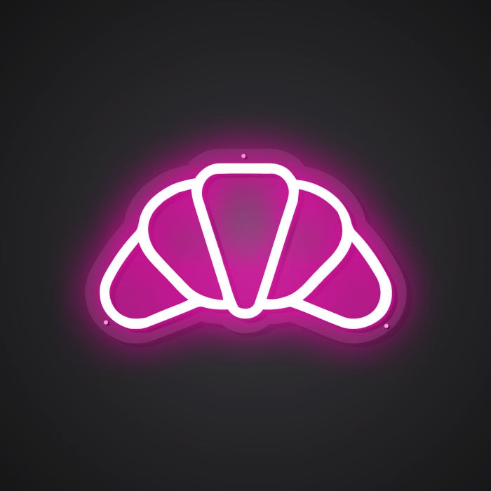 Neon Visual of Twisted Dough