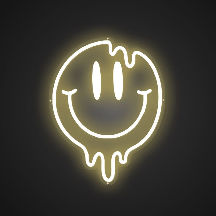 Shimmering Neon Fluid Grin Showcase