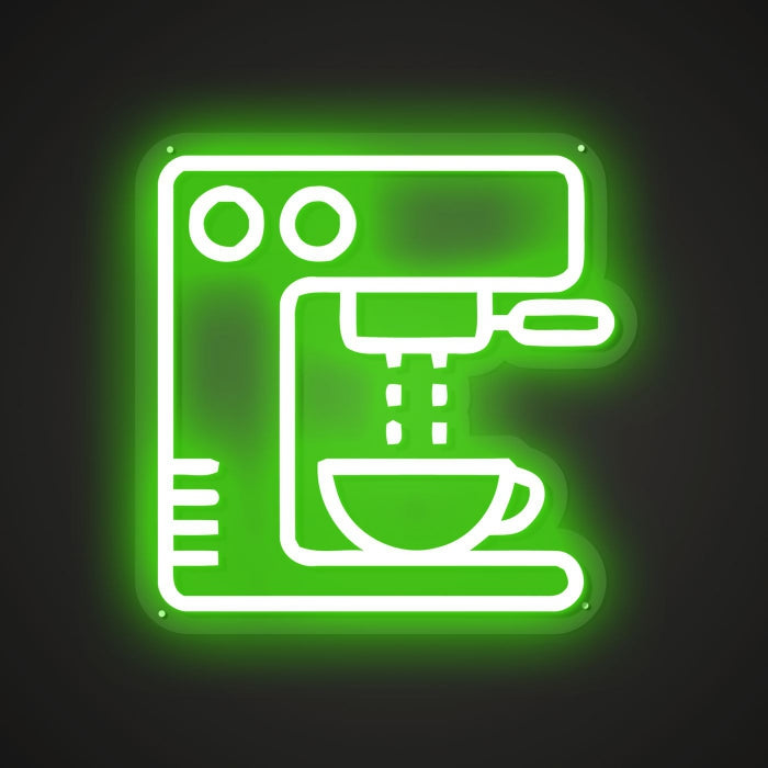 Coffee Machine Neon Illumination
