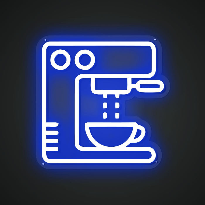Glistening Neon Brewing Equipment Indicator