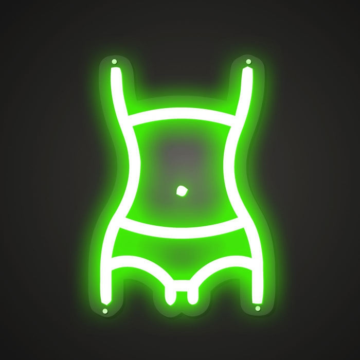 Neon Lightboard for Body Shaping