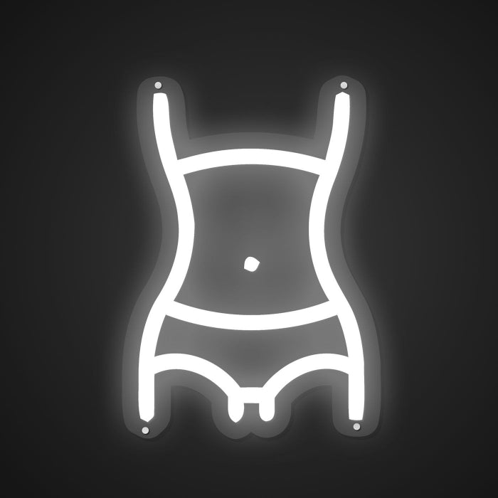 Glowing Neon Slimming Journey Display