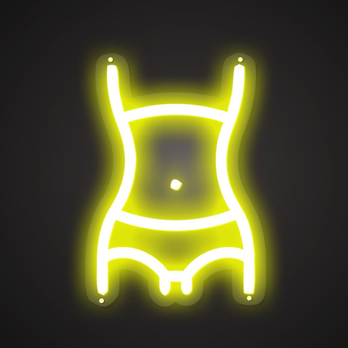 Illuminated Lose weight and get slim Neon Transformation