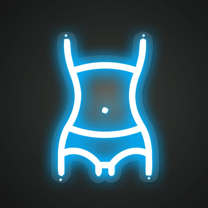 Glistening Neon Fitness Goal Marker