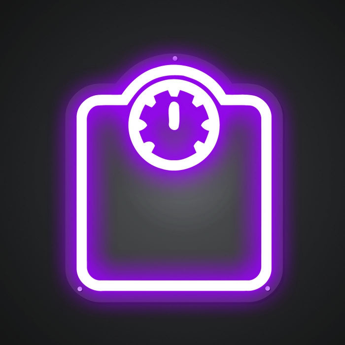 Neon Emblem of Point Tracking