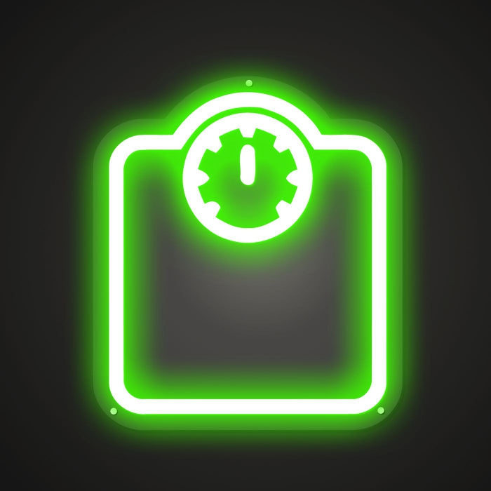 Neon-tallied Points Sign