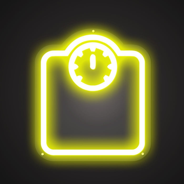 Dazzling Neon Goal Scoring Sign
