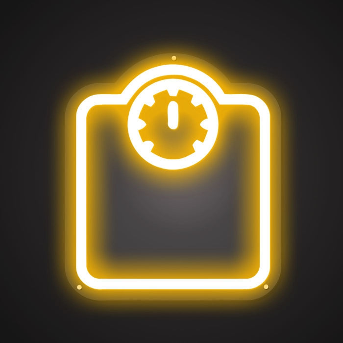Neon Visual of the Point Increase