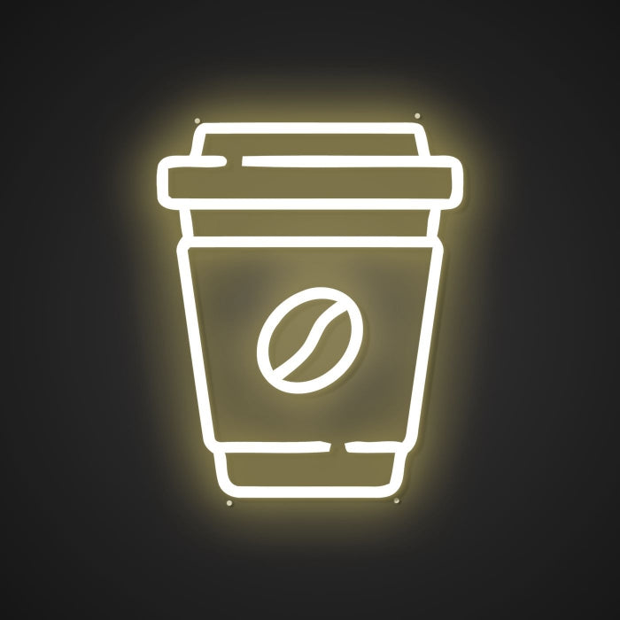 Illuminated Coffee Neon Temptation