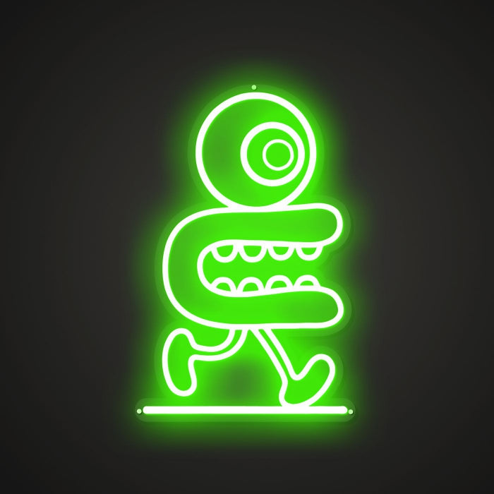 Jog Neon Illumination of Energy