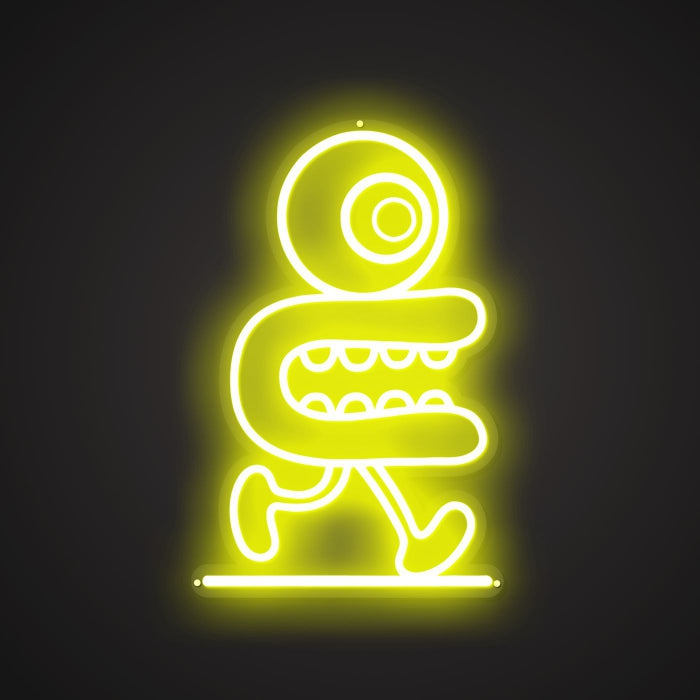 Dazzling Neon Fitness Indicator Sign