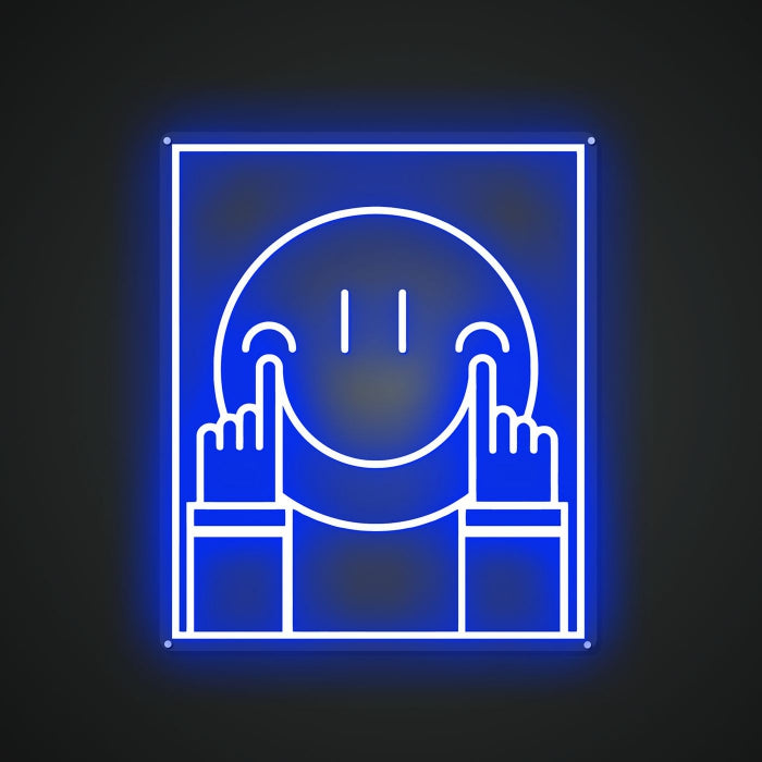Neon Lightboard for Uplifting Smiles