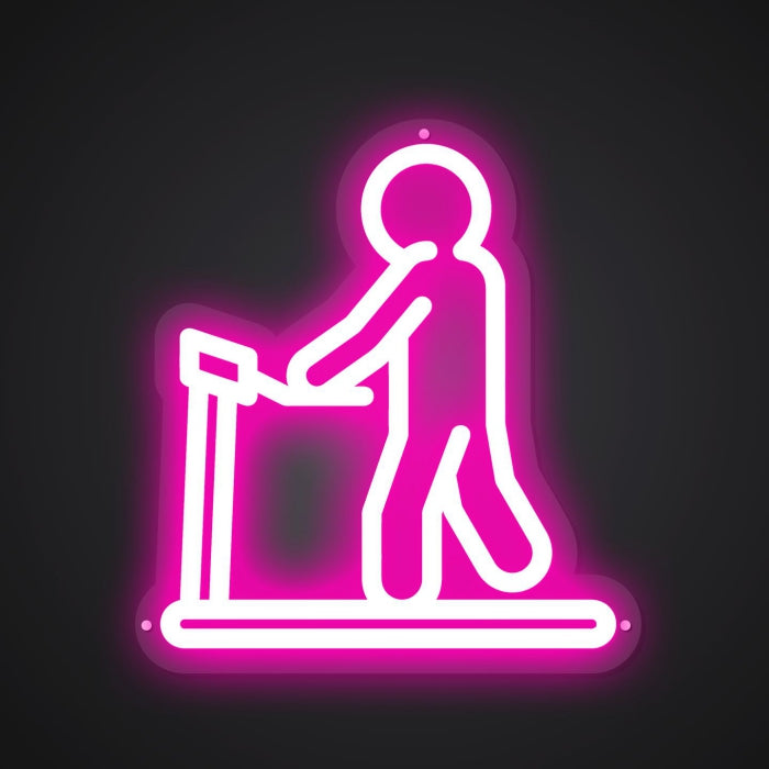 Glistening Neon Footfall Marker