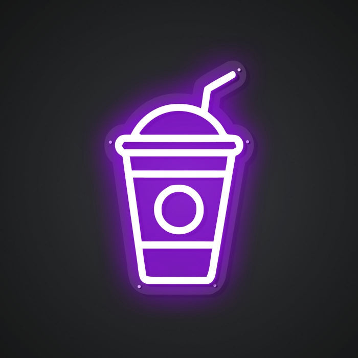 Neon-refreshing Beverage Sign