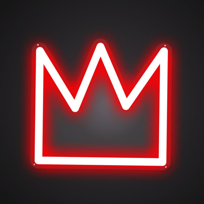 Dazzling Neon Kiddie Crown Sign
