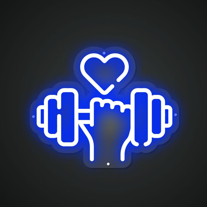 Neon Lightboard for Hearty Workouts