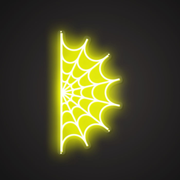Dazzling Neon Insect Snare Sign