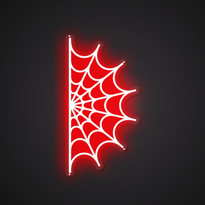 Radiant Neon Spider's Creation Glow