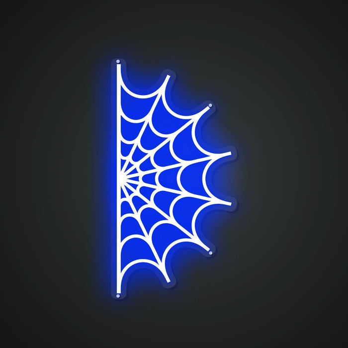 Neon Lightboard for Spidery Intricacies
