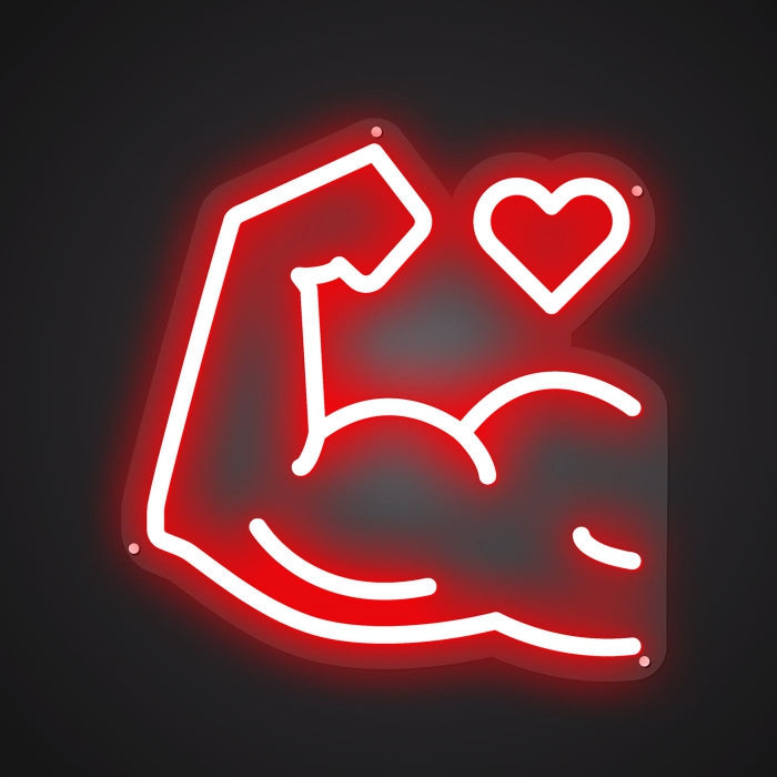 Radiant Neon Thick muscles Glow