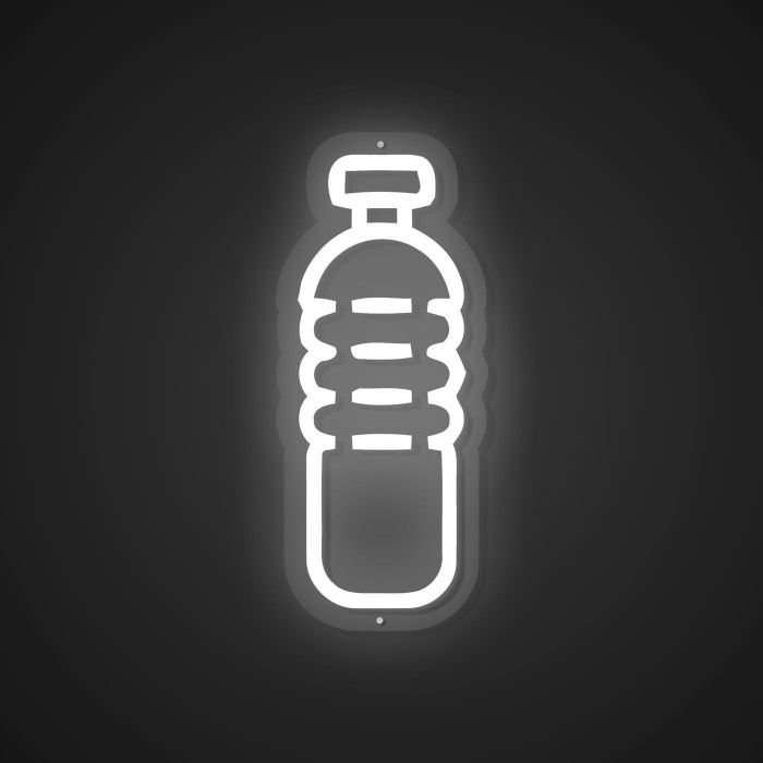 Glowing Neon Hydration Flask Display