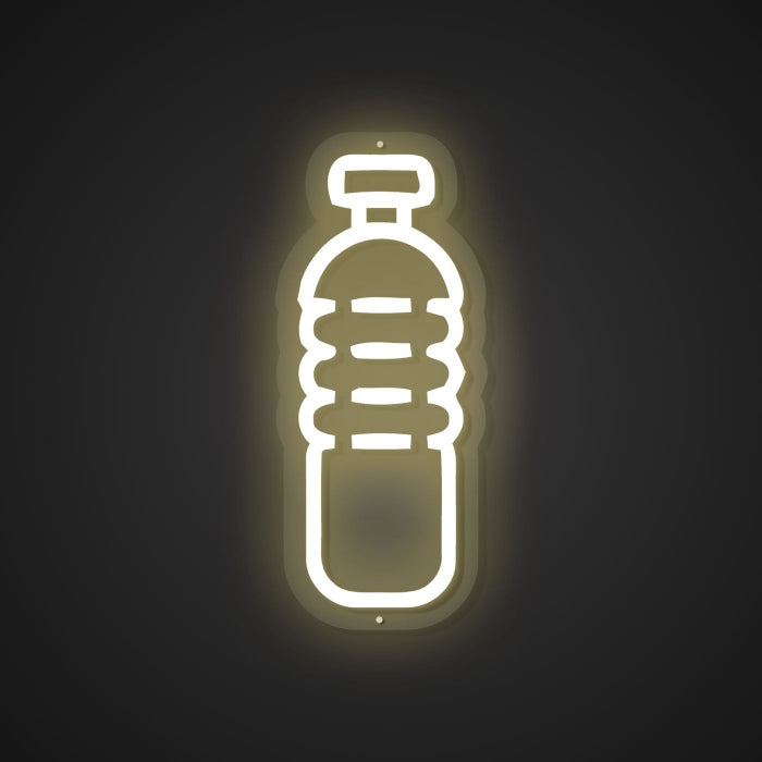 Neon Emblem of Portable H2O