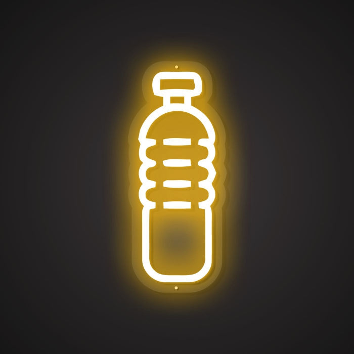 Shimmering Neon Sports Bottle Showcase