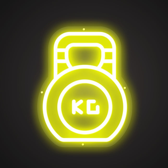 Dazzling Neon Metric Iron Sign
