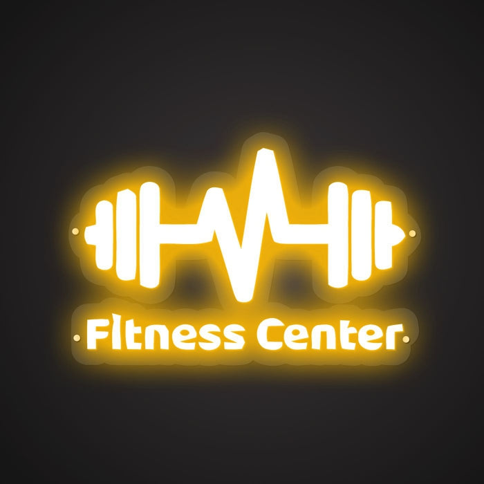 Neon Visual of the Health Destination