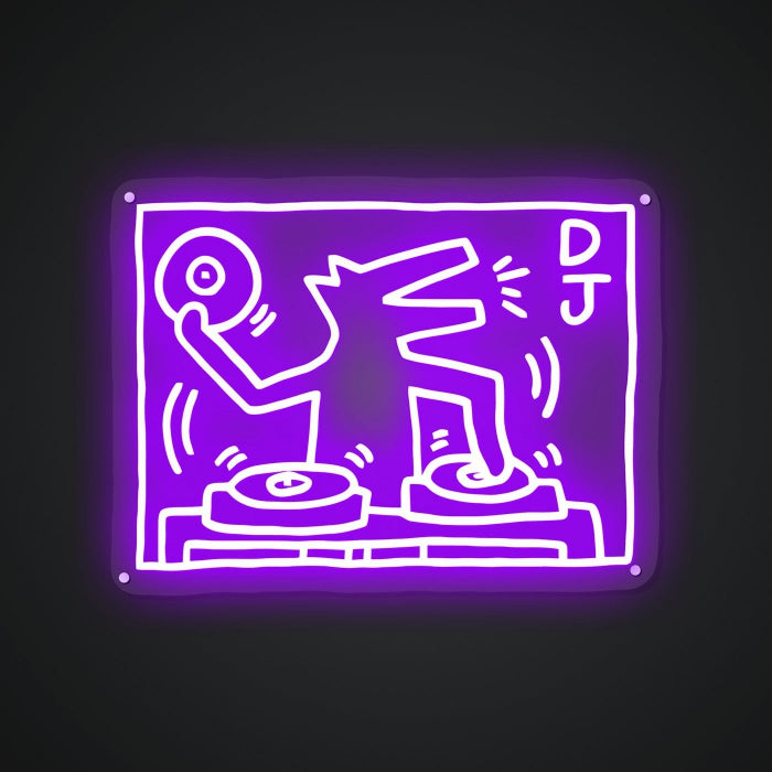 Neon Emblem of Mixing Mastery