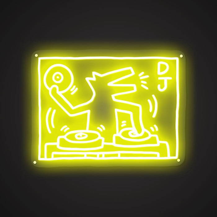 Dazzling Neon Beat Conductor Sign