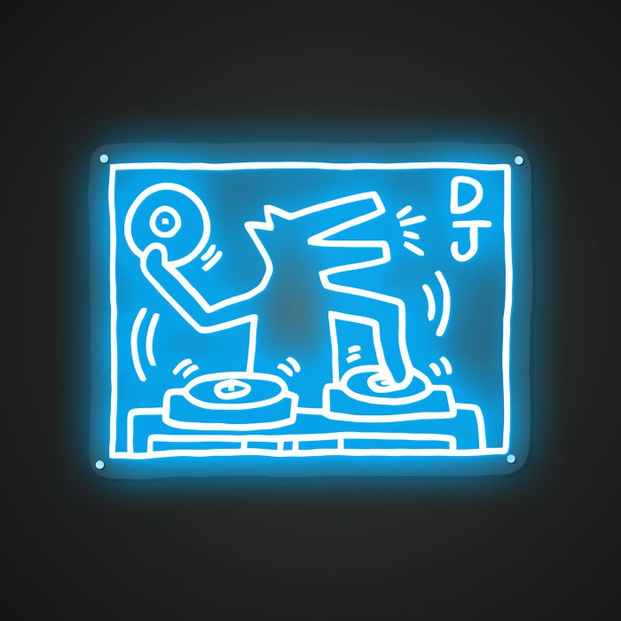 DJ Neon Illumination of Party Pulse