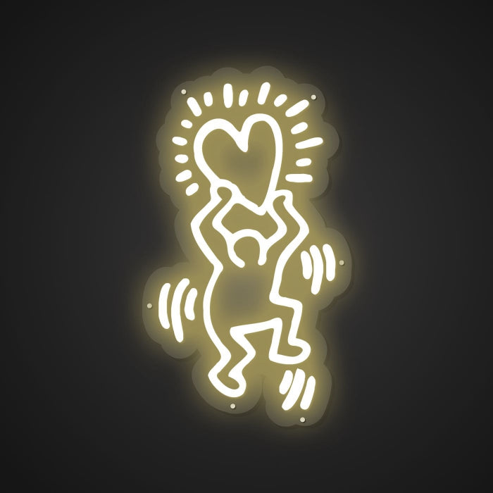 Shimmering Neon Heartfelt Gift Showcase