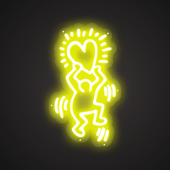 Dazzling Neon Loving Tribute Sign
