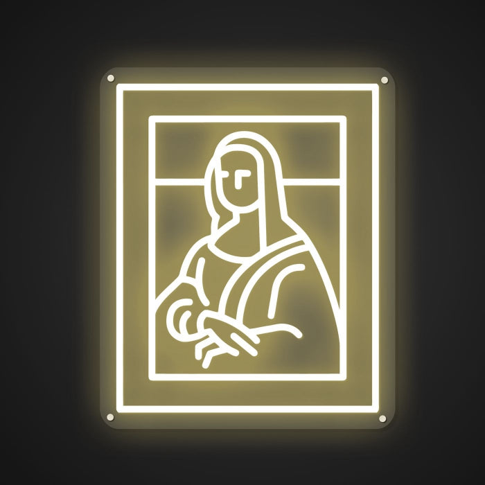 Shimmering Neon Renaissance Icon Showcase