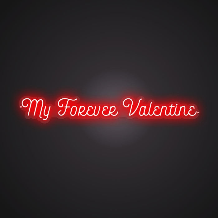 Neon Radiance of My Valentine Sign
