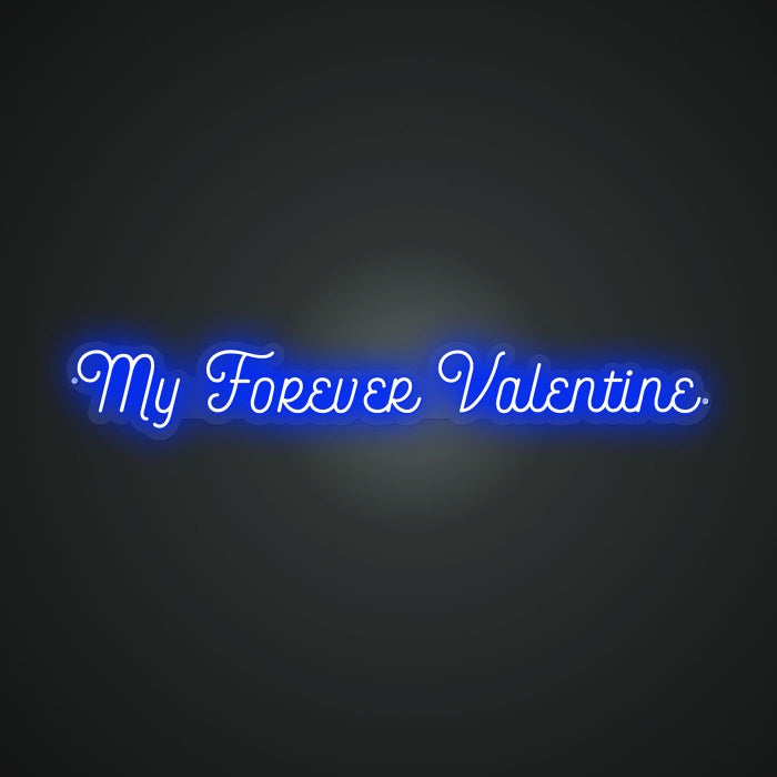 Neon Emblem of Eternal Sweetheart Sign