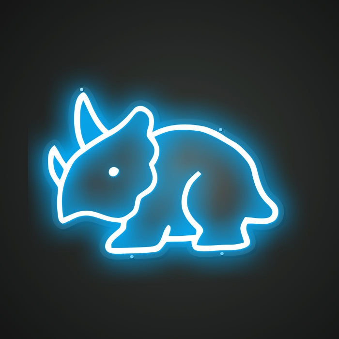 Torosaurus Neon Illumination of Grandeur