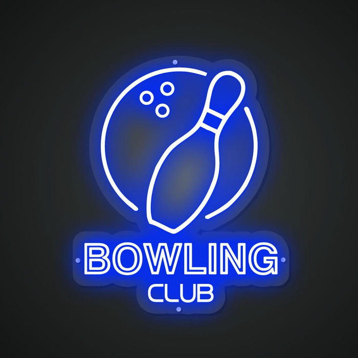 Neon Lightboard for Bowling Bonding