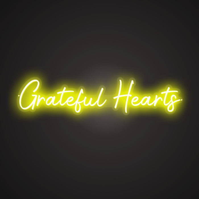 Shimmering Neon Appreciative Hearts Showcase