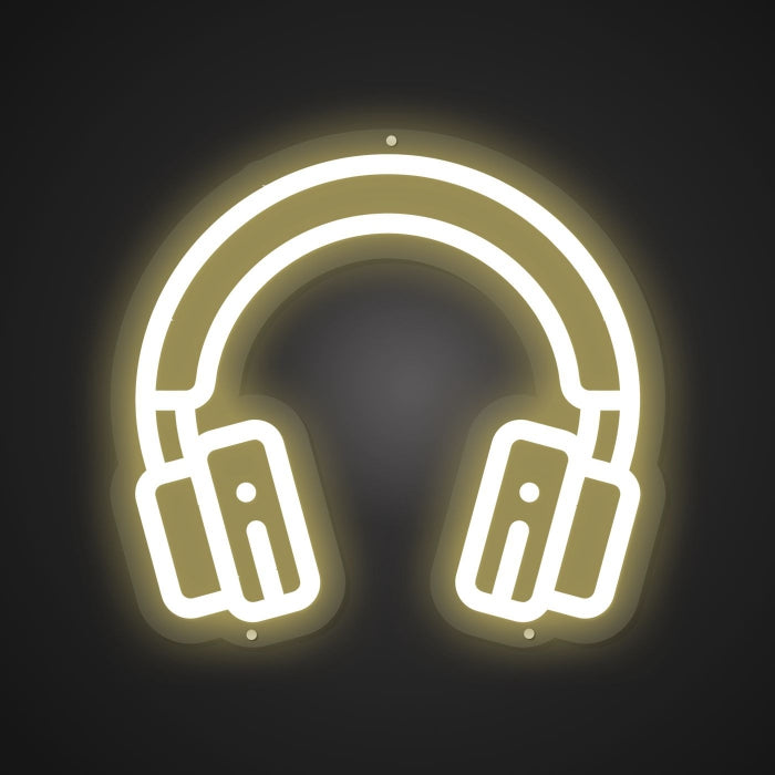 Neon Emblem of Sound Isolation