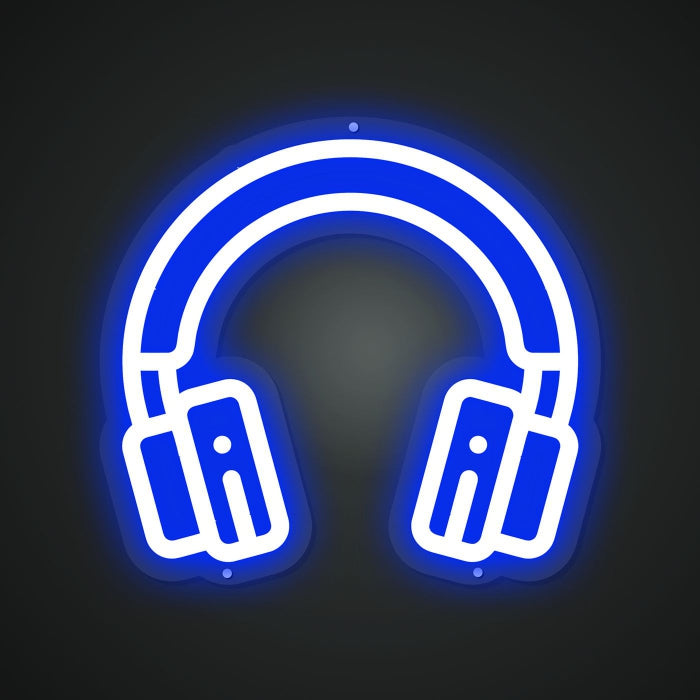 Radiant Neon Headphones Glow