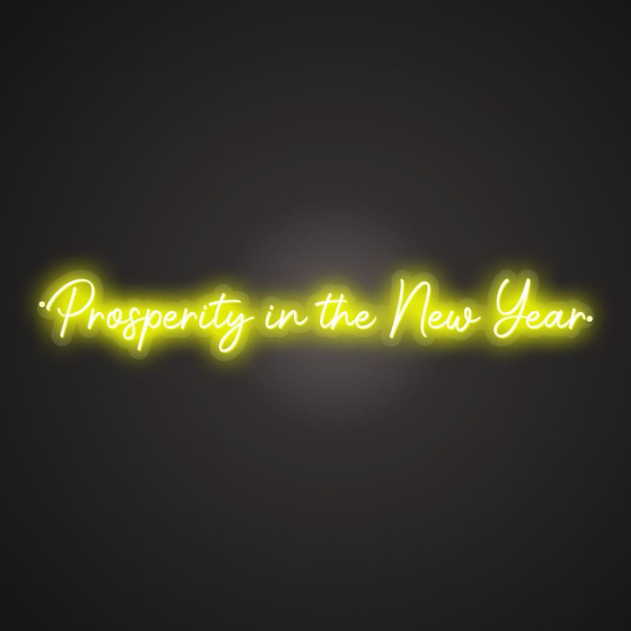 Dazzling Neon Prosperous Path Sign