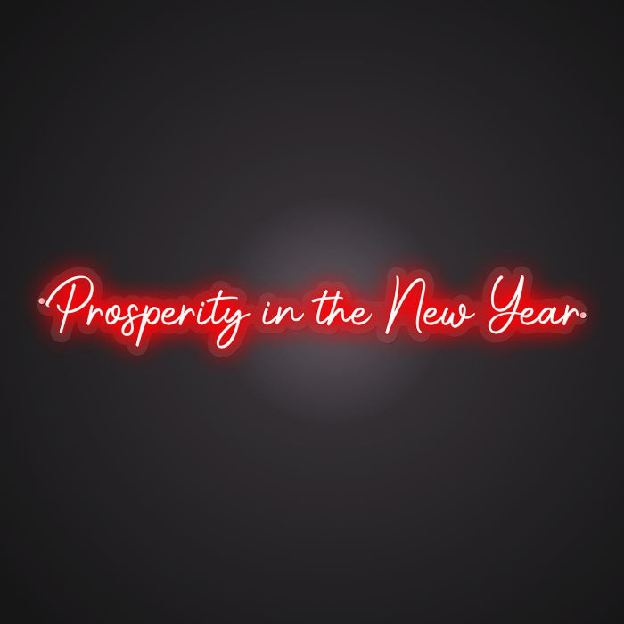Radiant Neon Prosperity Glow