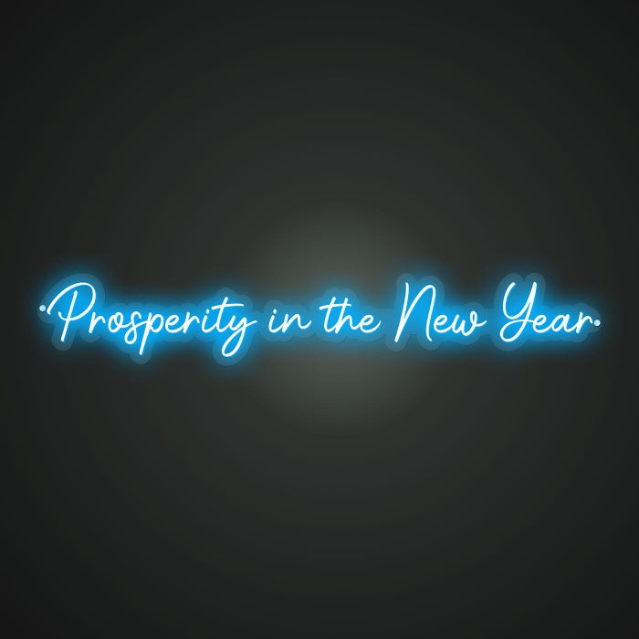 Neon Lightboard for Prosperous Wishes