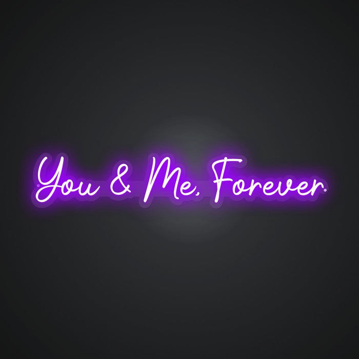 Neon Bond of Eternal Unity Sign