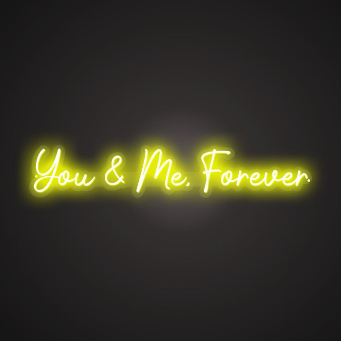 Dazzling Neon Perpetual Pair Sign
