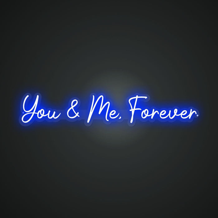 Neon Emblem of Enduring Togetherness Sign
