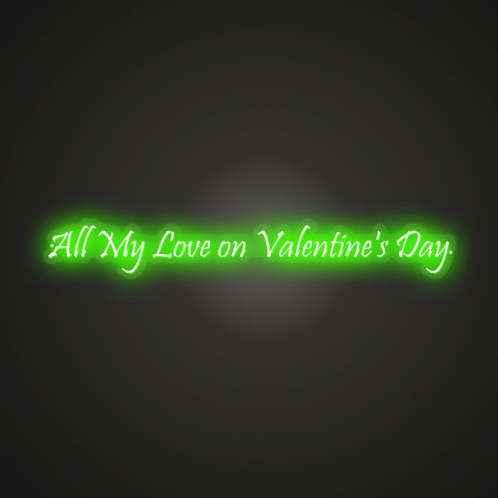 Shimmering Neon Unreserved Love Sign